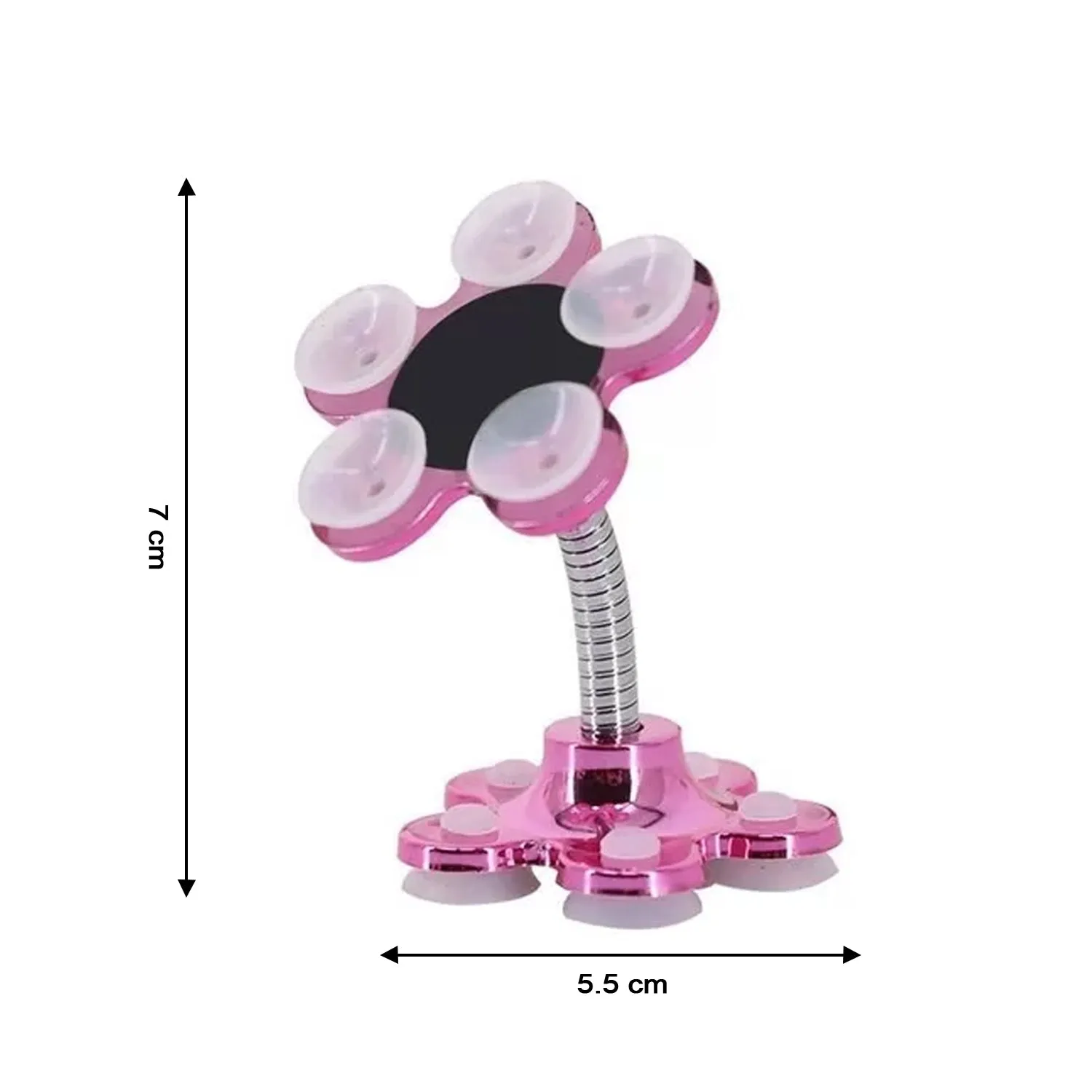 0661 Phone Holder, 360°Rotatable Phone Stand Multi-Function Double-Sided Suction Cup Mobile Phone Holder vip stand