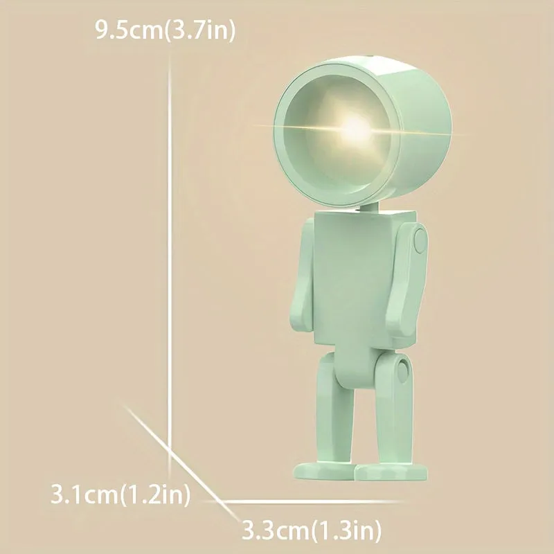 1PC Robot Book Light Mini LED Night Light  Phone Holder