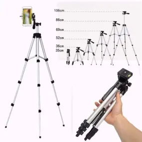 3110 Tripod Camera Stand For Mobile And Camera With Mobile Clip