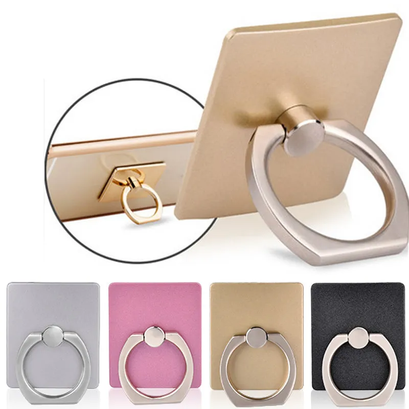 360 Degree Finger Ring Mobile Phone Smartphone Stand Holder For iPhone 6 6S 5S For Samsung S7 S7edge all Smart Phone Mount Stent