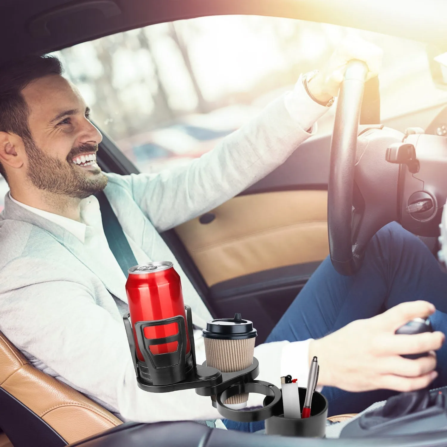 4-in-1 Car Cup Holder