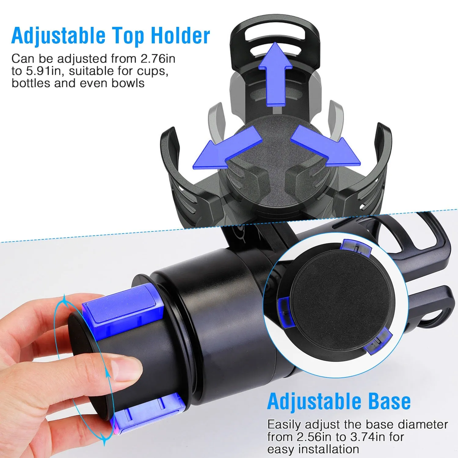 4-in-1 Car Cup Holder