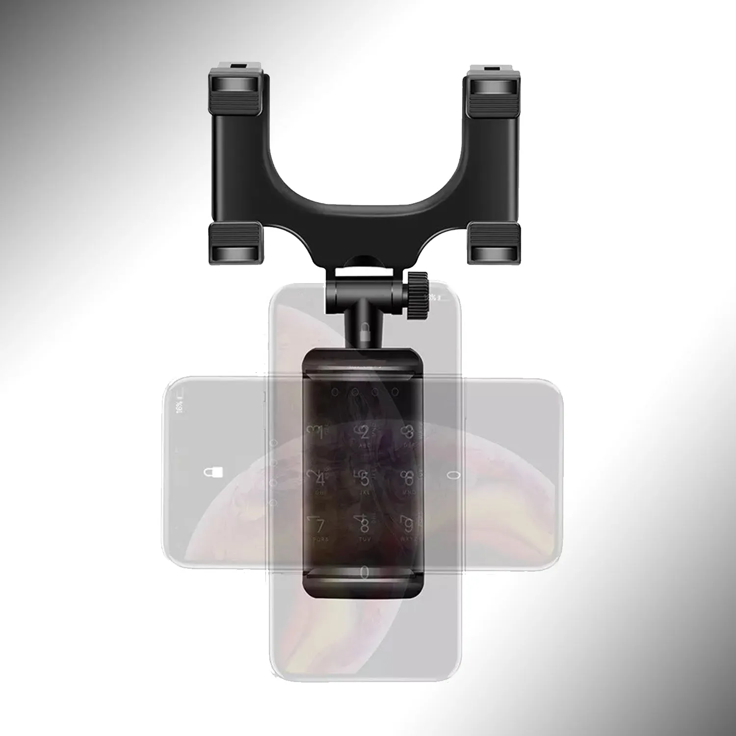 6279 Rear View Mobile Holder Universal Vehicle Rear View Mirror Mobile phone Mount Stand