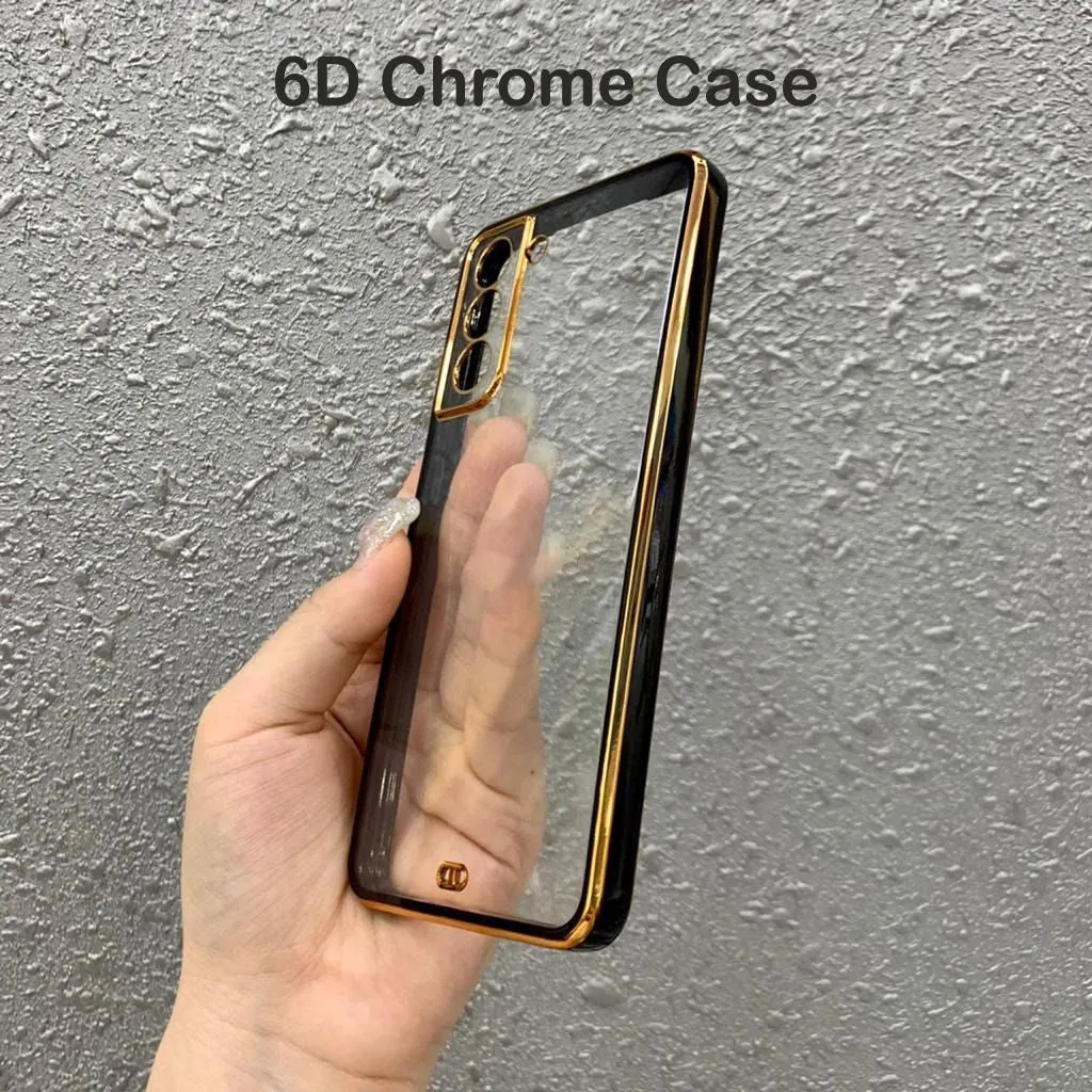 6D Golden Chrome Case For Oppo