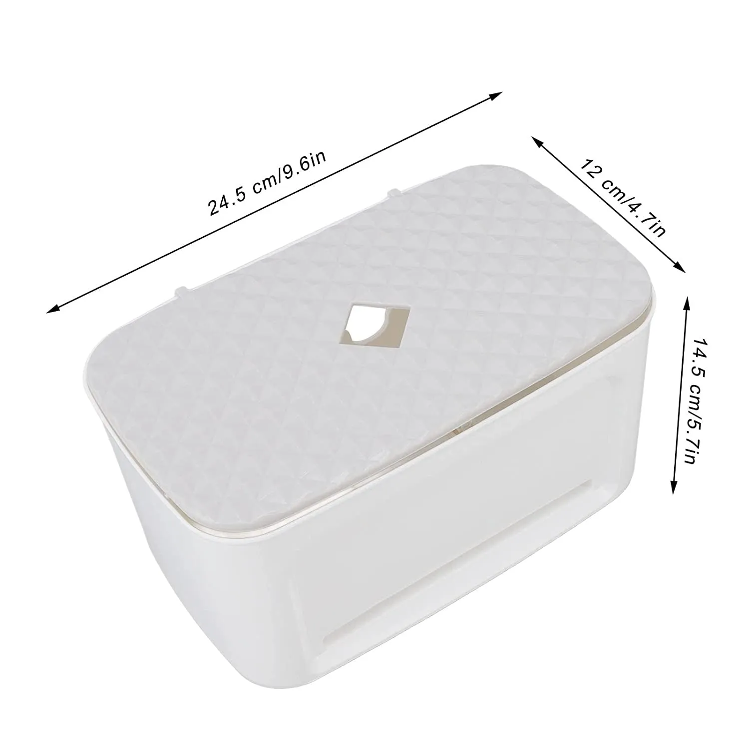 7676 Toilet Paper Holder No Drilling with Drawer and Multifunctional Storage Box for Bathroom,