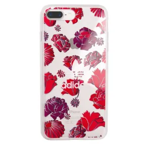 adidas Originals Bohemian Red Clear Back Case Cover for Apple iPhone 8 Plus/7 Plus