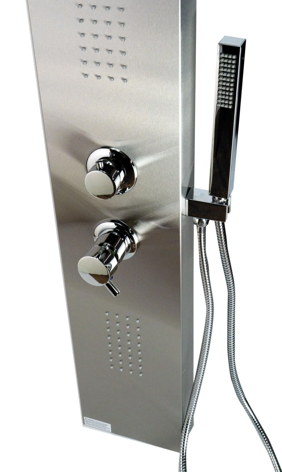 ALFI Brand ABSP20 Modern Stainless Steel Shower Panel with 2 Body Sprays