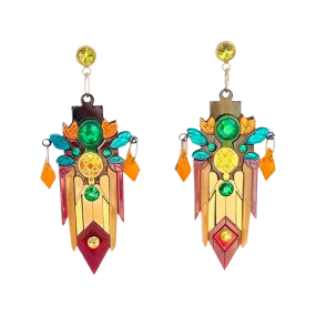 Autumn Art Deco Fall 🍁 - Earrings - Set of 2