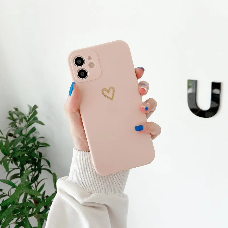 Back Cover Tpu  Simple Love Mobile Phone Case