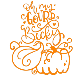 Becky, Oh my Gourd! SVG