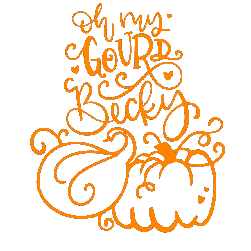 Becky, Oh my Gourd! SVG