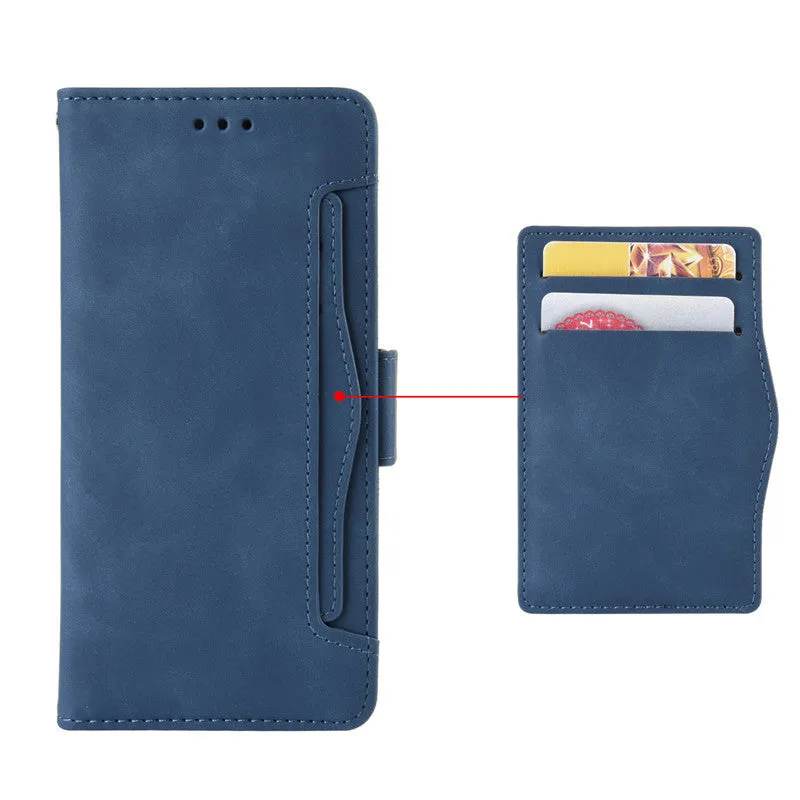 Black Flip Card Slot Wallet Shockproof Phone Case for iPhone 11