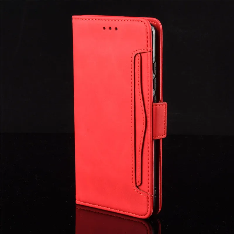 Black Flip Card Slot Wallet Shockproof Phone Case for iPhone 11