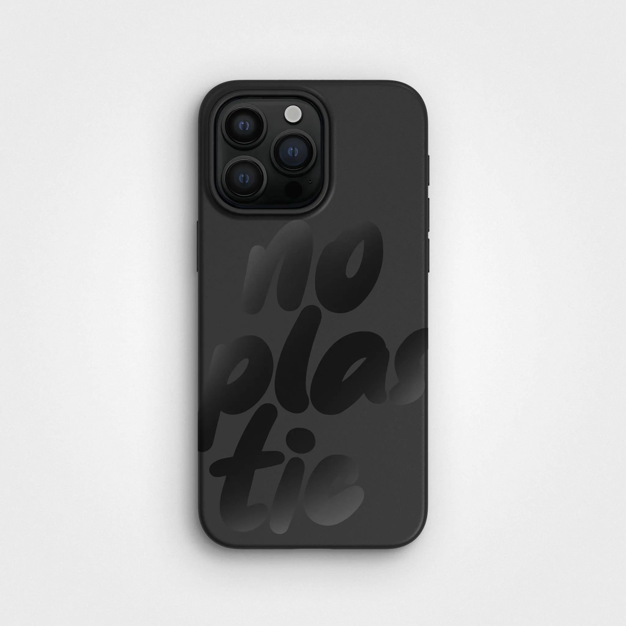 Black, No Plastic - PLNTPRTCT™ Circular Mobile Case & Screen Protector Bundle | Free Charging Cable worth €30