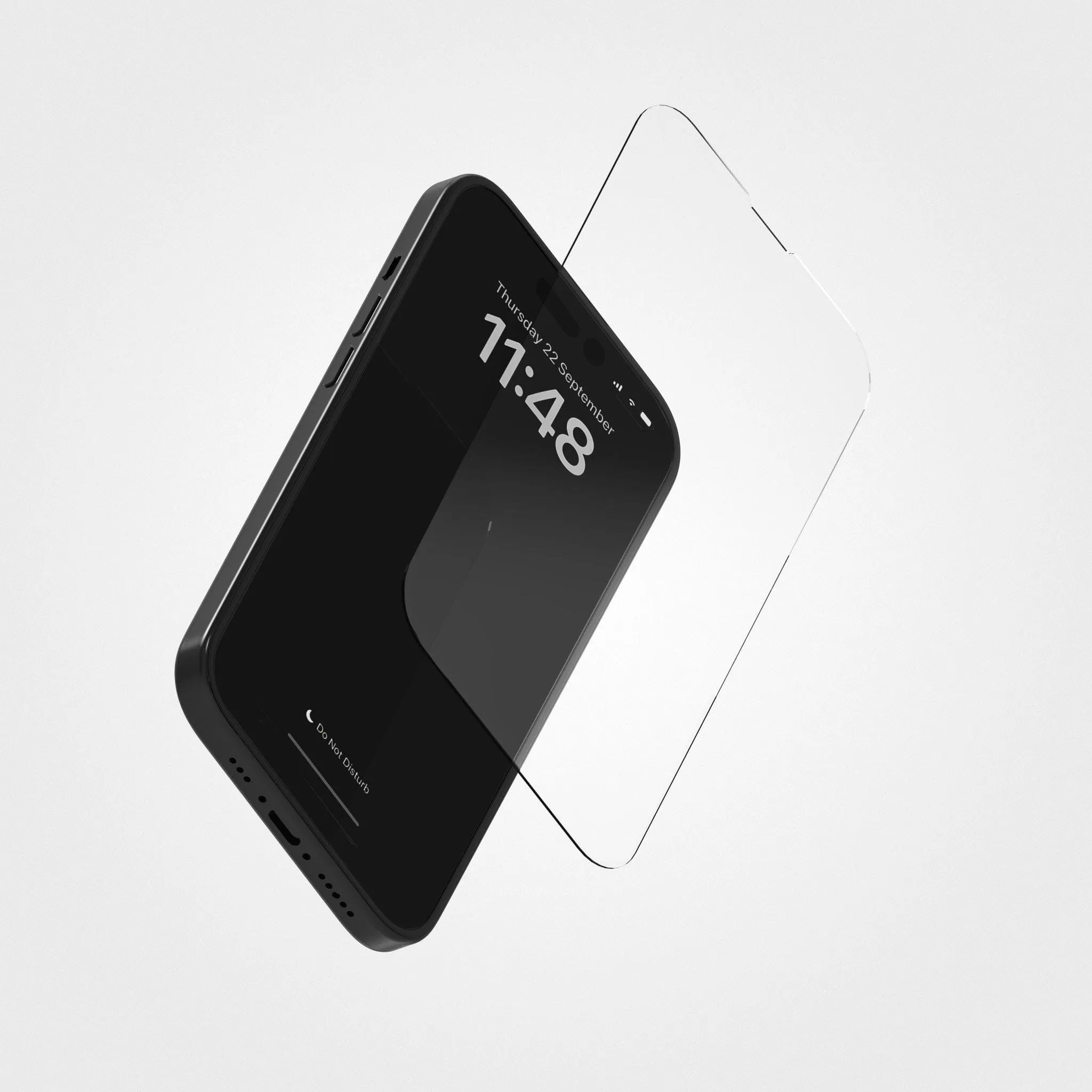 Black - PLNTPRTCT™ Circular Mobile Case & Screen Protector Bundle | Free Charging Cable worth €30