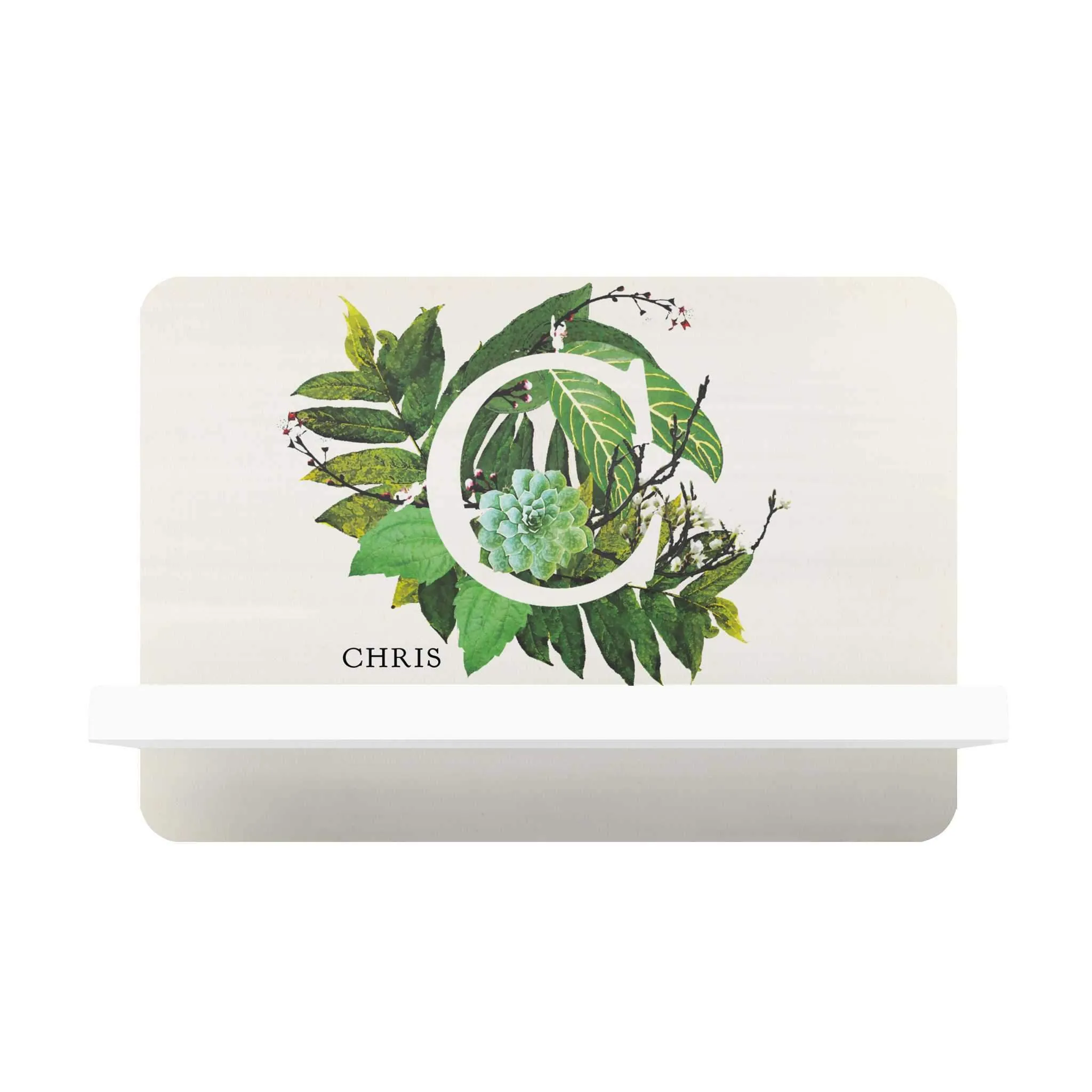 Botanical Monogram Cellphone Holder