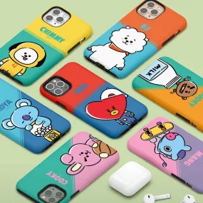 BT21 Play Dual Layer TPU PC Shockproof Guard Up Combo Case Cover