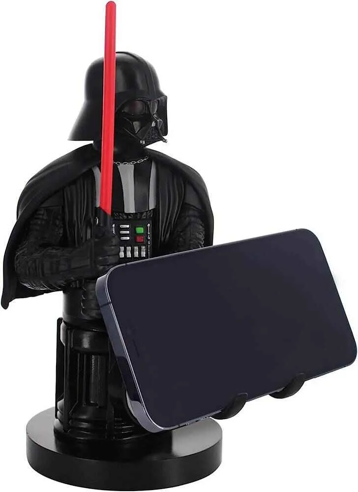 Cable Guys - Star Wars A New Hope Darth Vader 8 Inch PVC Figure Deluxe Mobile Phone and Controller Holder/Charger