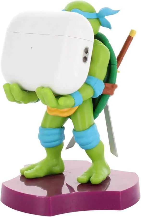 Cable Guys - Teenage Mutant Ninja Turtles Leonardo Holdems 4 Inch Figure Mobile Phone & Earbud Holder