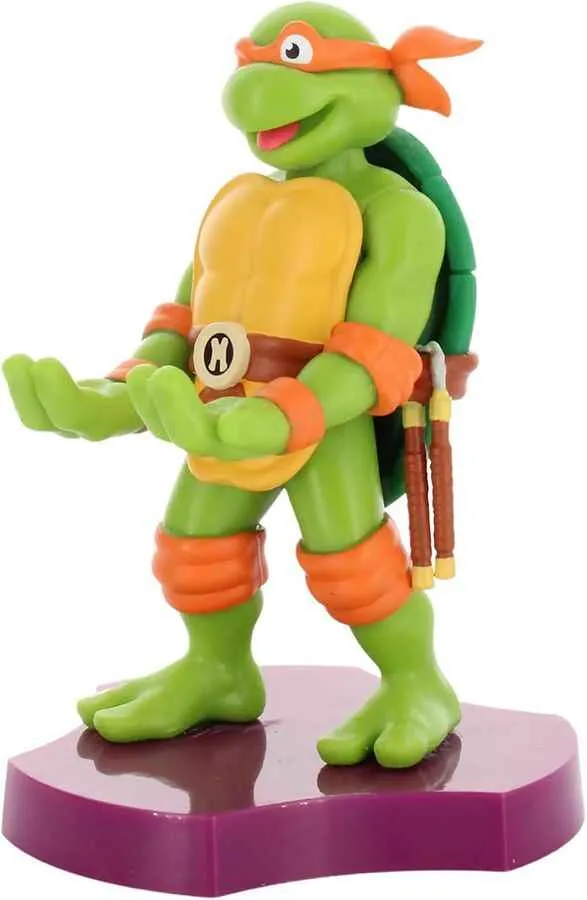 Cable Guys - Teenage Mutant Ninja Turtles Michelangelo Holdems 4 Inch Figure Mobile Phone & Earbud Holder