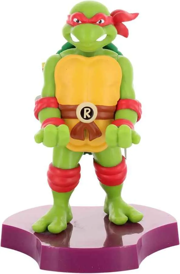 Cable Guys - Teenage Mutant Ninja Turtles Raphael Holdems 4 Inch Figure Mobile Phone & Earbud Holder