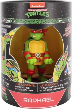 Cable Guys - Teenage Mutant Ninja Turtles Raphael Holdems 4 Inch Figure Mobile Phone & Earbud Holder