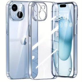 Clear Case for iPhone 15 - Shockproof, Slim, and Transparent