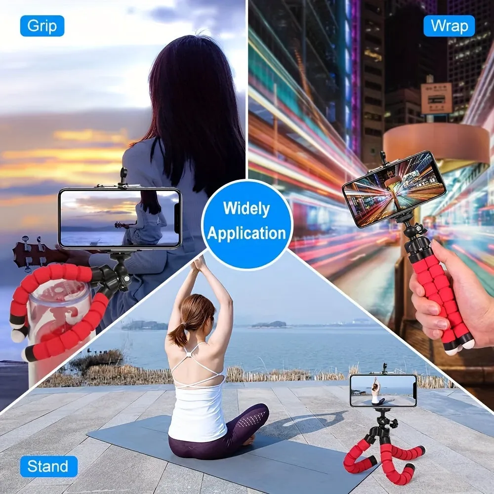 FlexiGrip Foldable Octopus Mobile Camera Holder for iPhones  More