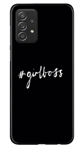 #GirlBoss Mobile Back Case for Samsung Galaxy A52s 5G (Design - 266)