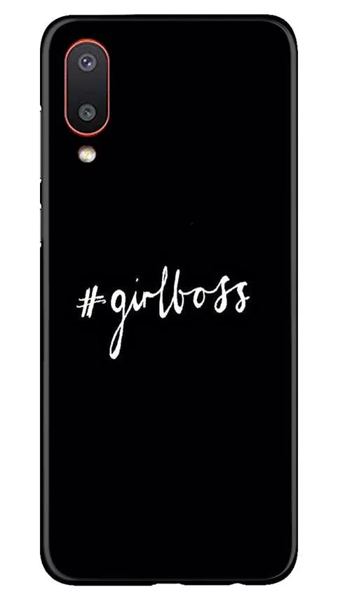 #GirlBoss Mobile Back Case for Samsung M02 (Design - 266)