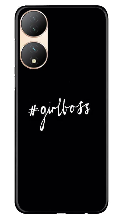 #GirlBoss Mobile Back Case for Vivo Y100 5G (Design - 235)