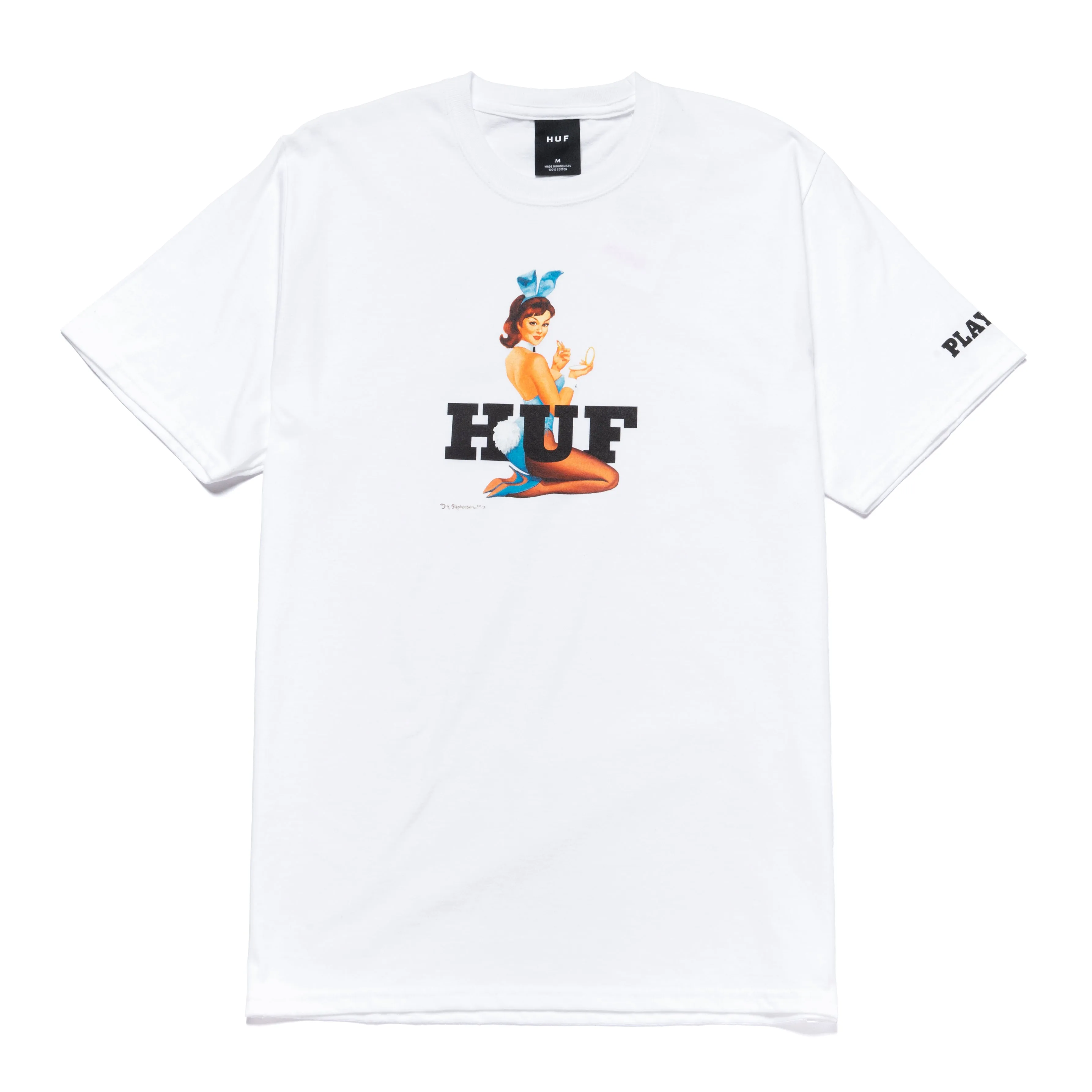 Huf X Playboy Bunny Logo Tee White