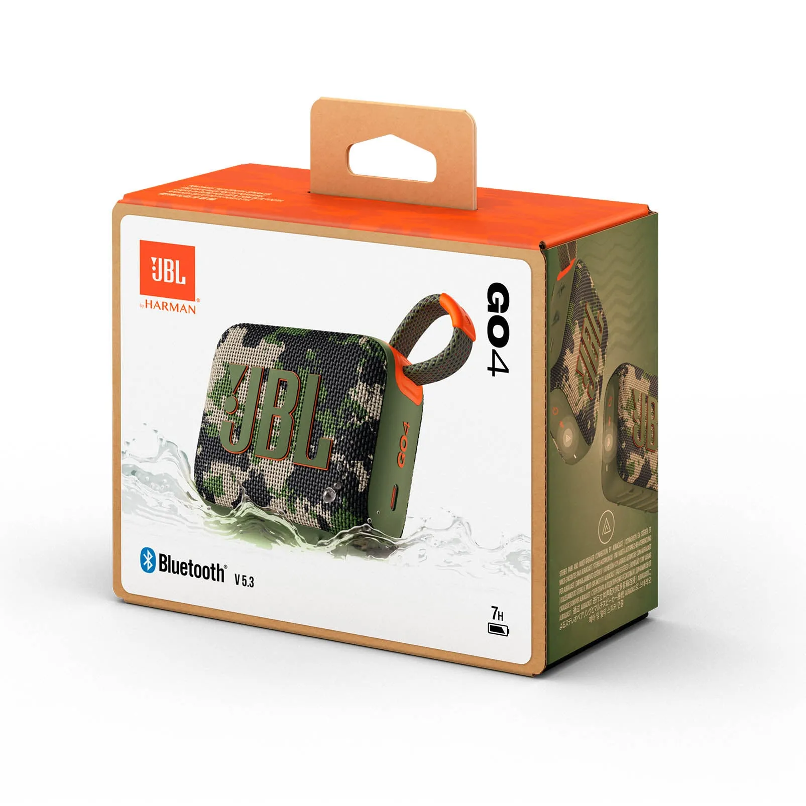 JBL Go 4 Portable Bluetooth Speaker - Camo