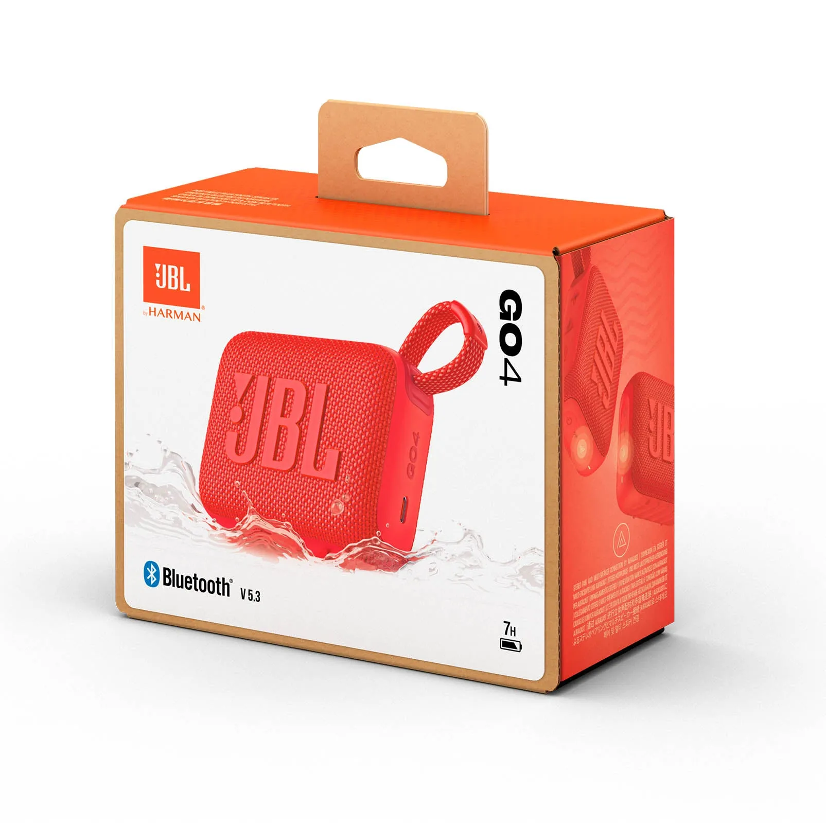 JBL Go 4 Portable Bluetooth Speaker - Red