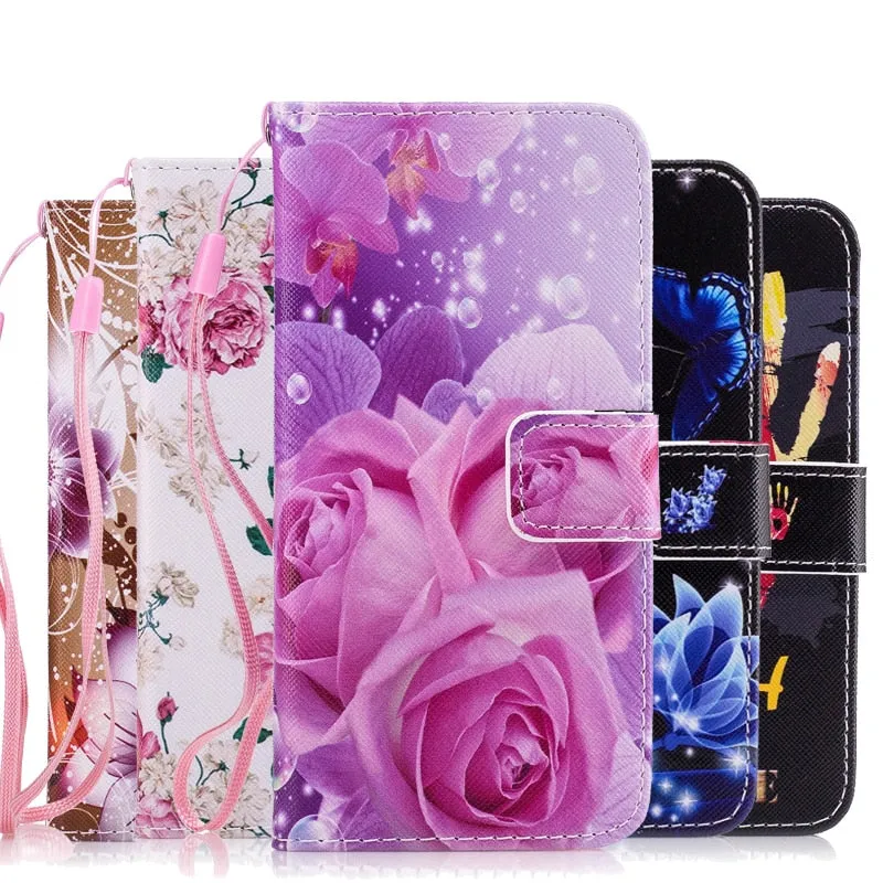 Leather Phone Case For Huawei P20 P10 P8 P9 Lite Mini P Smart Mate 20 10 Honor 10 8 9 Lite 6X Y5 2018 Y6 Pro Y7 Y9 8X 7A Cover