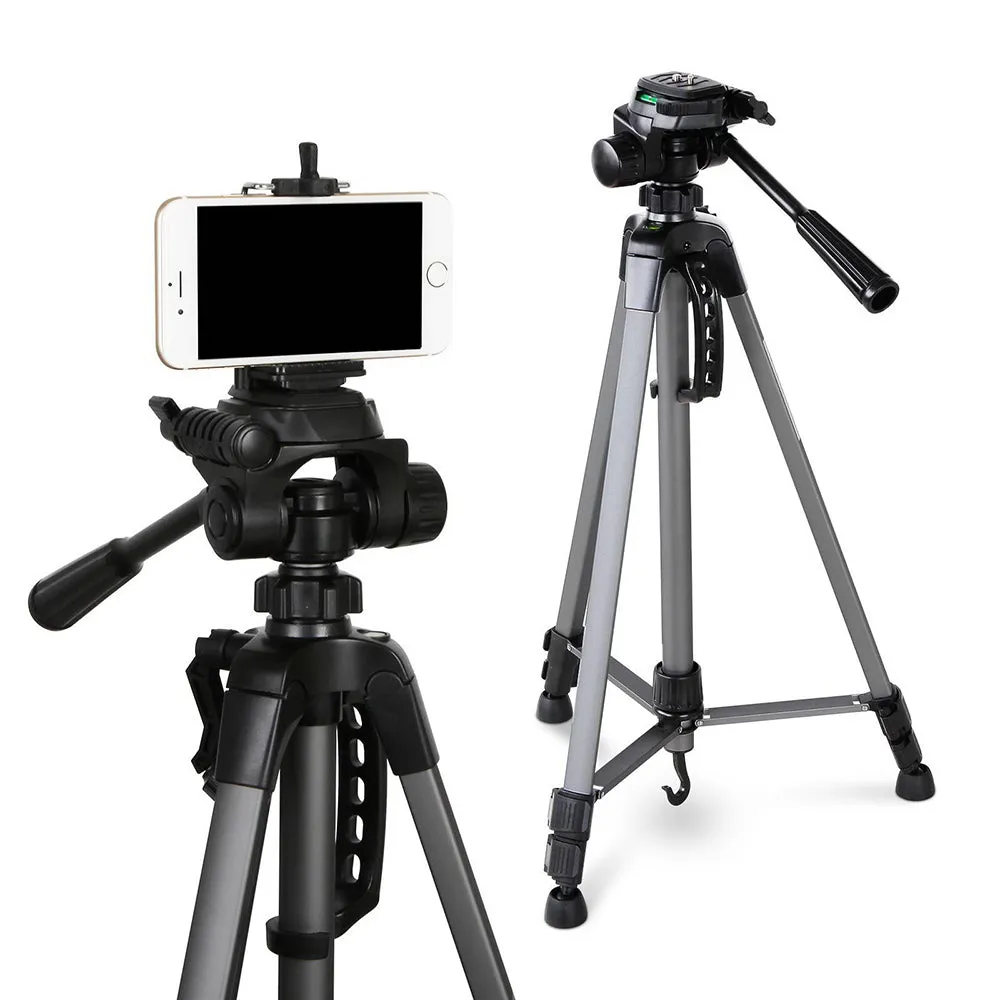 Lightweight Adjustable Camera Tripod with Phone Holder - Weifeng