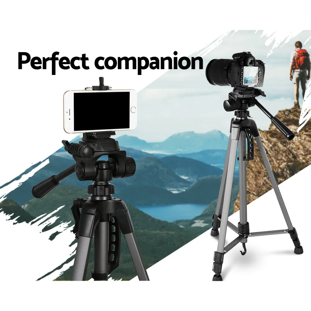 Lightweight Adjustable Camera Tripod with Phone Holder - Weifeng