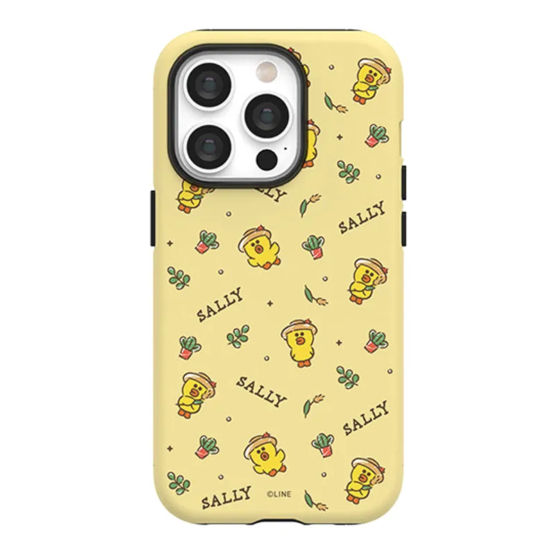 Line Friends Garden Dual Layer TPU PC Shockproof Guard Up Combo Case Cover