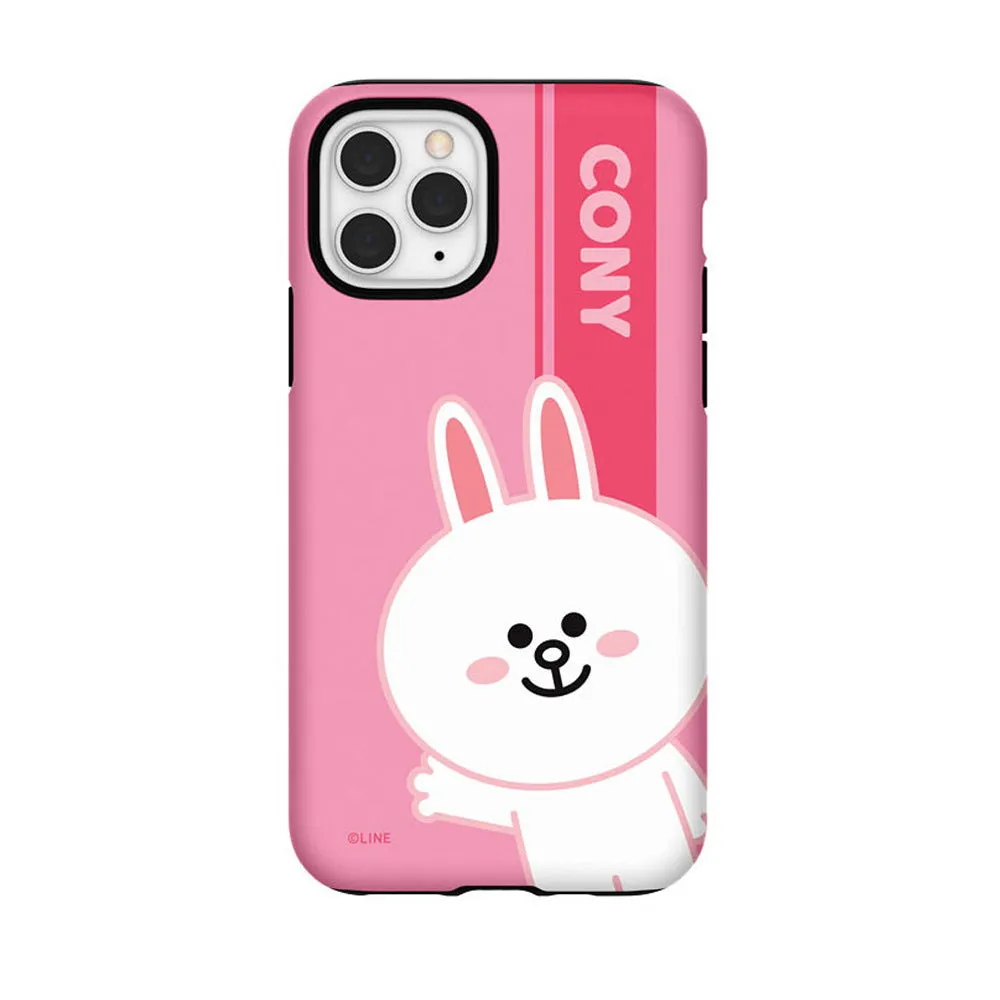 Line Friends Greeting Dual Layer TPU PC Shockproof Guard Up Combo Case Cover