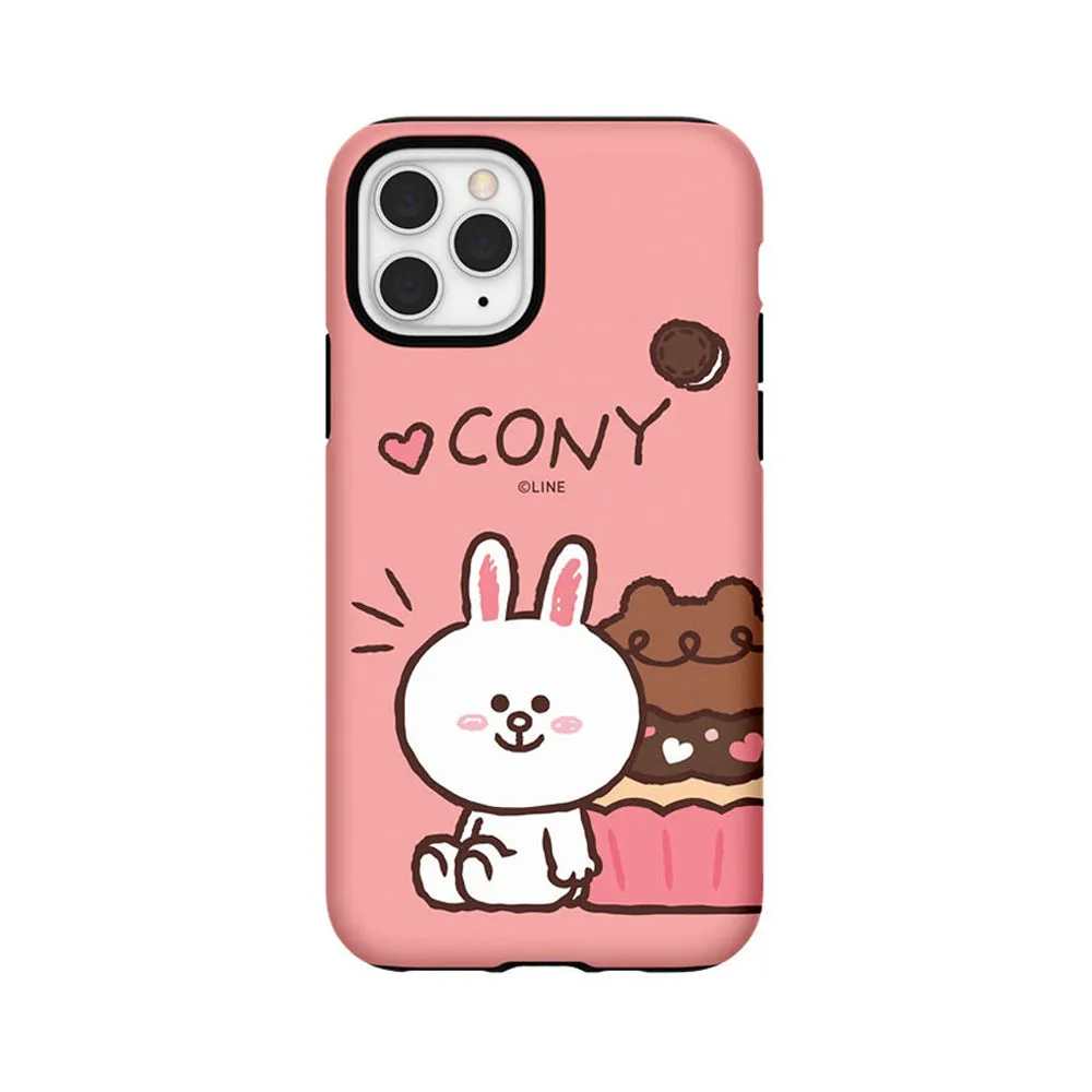 Line Friends Petit Sweets Dual Layer TPU PC Shockproof Guard Up Combo Case Cover