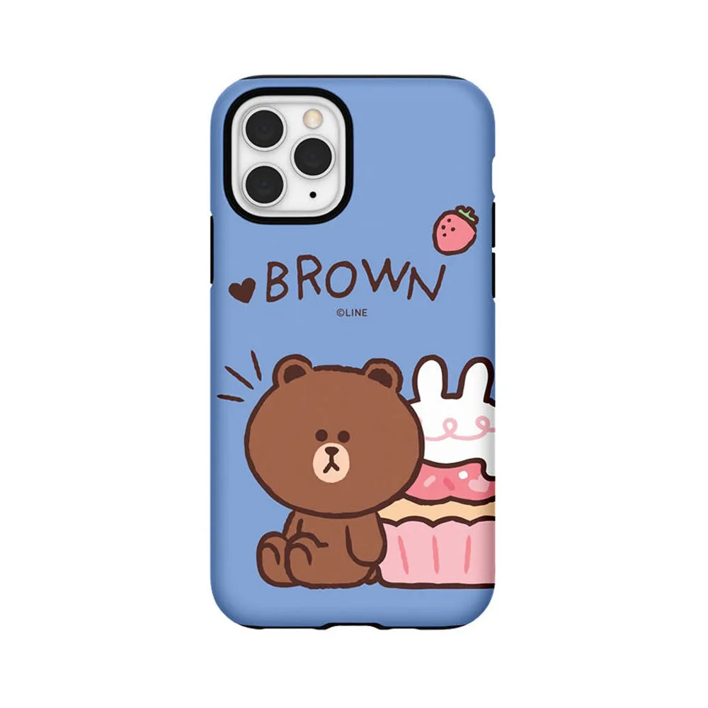 Line Friends Petit Sweets Dual Layer TPU PC Shockproof Guard Up Combo Case Cover