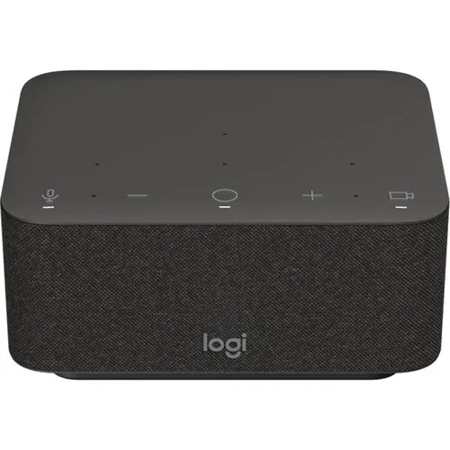 Logitech 986-000015 Logi Dock All-In-One Docking Station with Meeting Controls and Speakerphone, Teams, Graphite