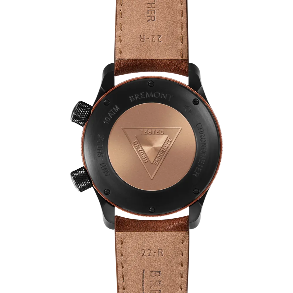 MBII Custom DLC, Black Dial with Bronze Barrel & Closed Case Back