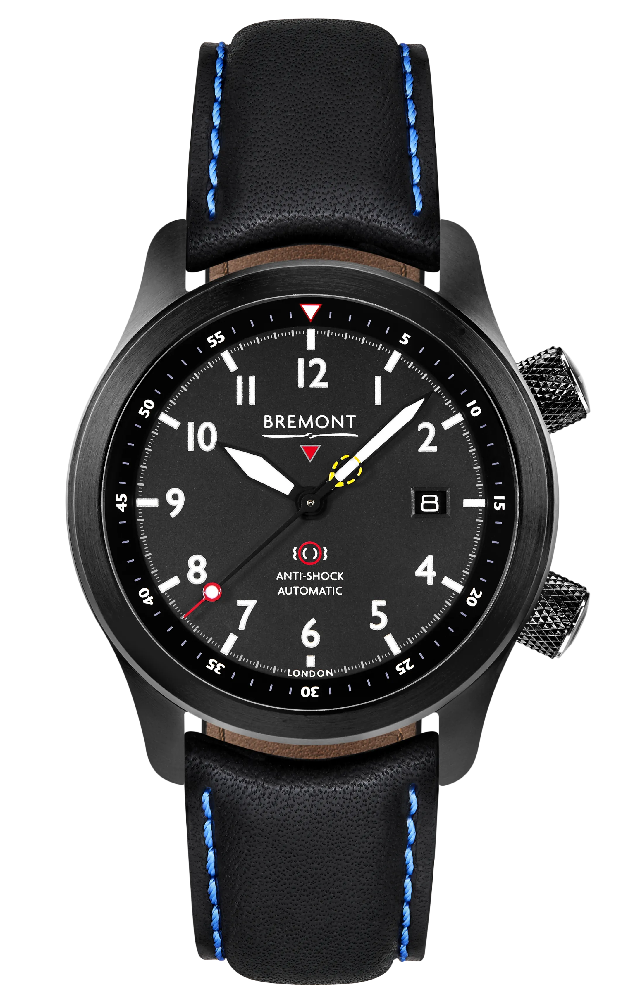 MBII Custom DLC, Black Dial with Dark Blue Barrel & Open Case Back