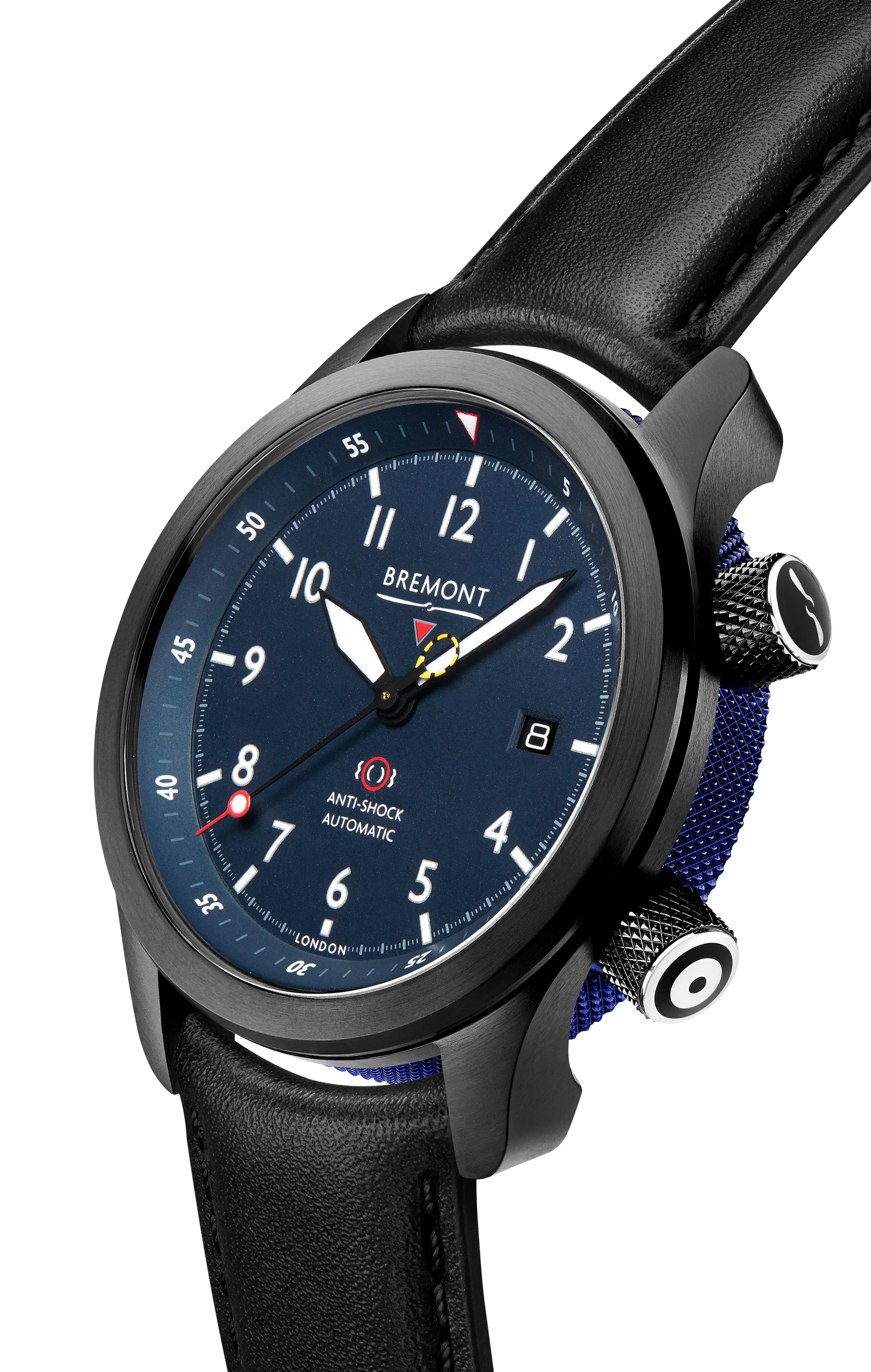 MBII Custom DLC, Blue Dial with Dark Blue Barrel & Closed Case Back