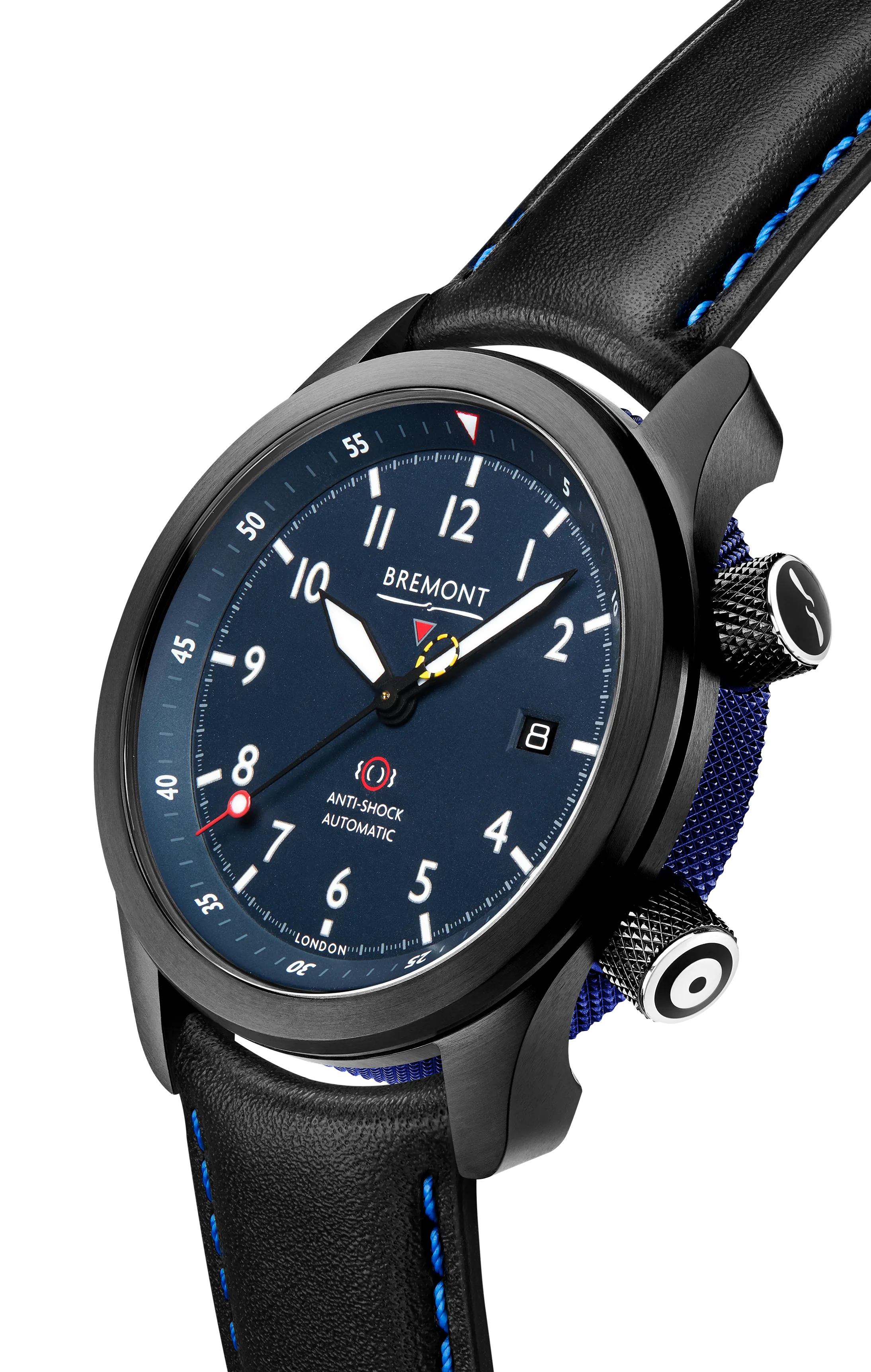 MBII Custom DLC, Blue Dial with Dark Blue Barrel & Closed Case Back