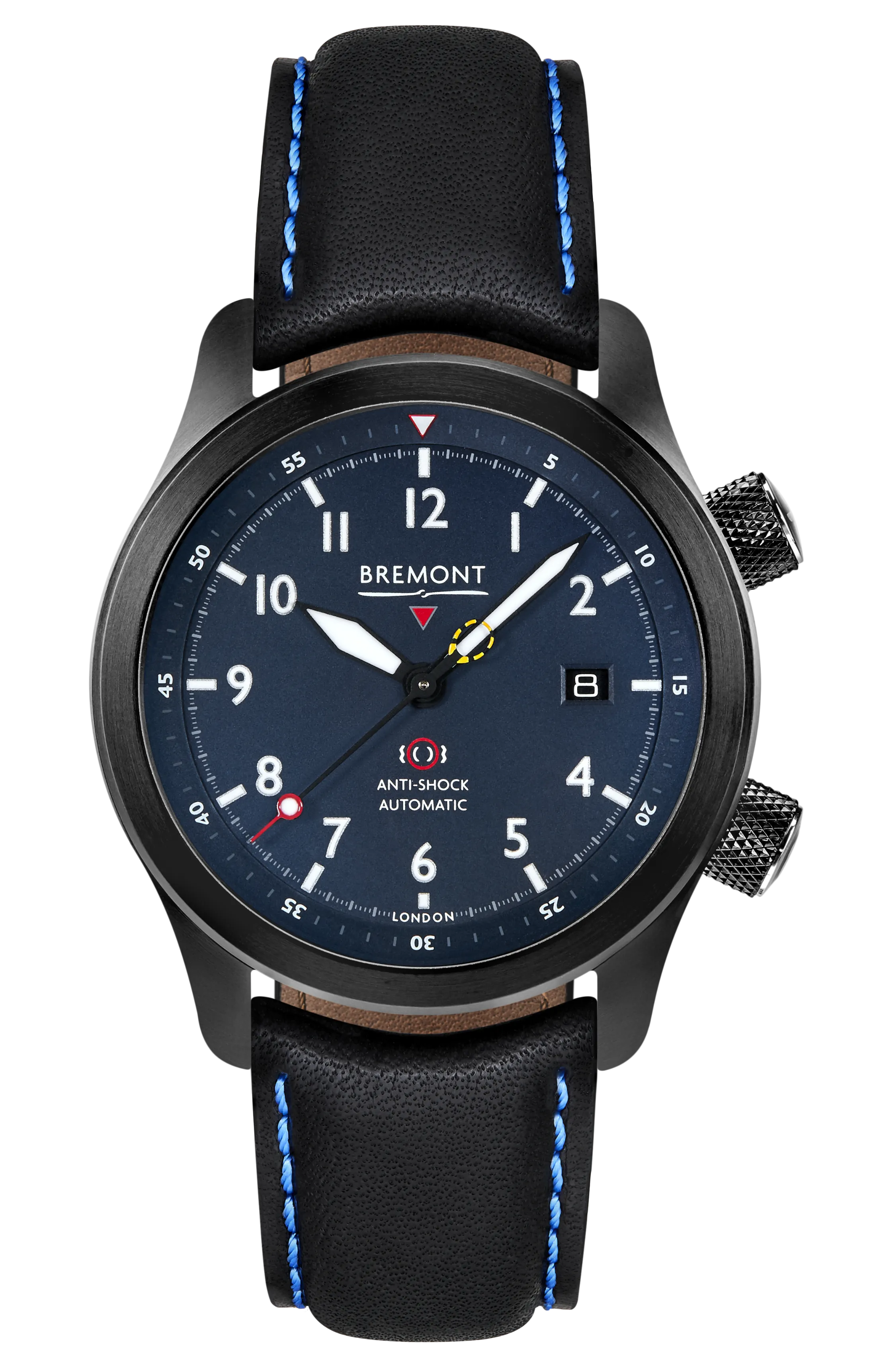 MBII Custom DLC, Blue Dial with Dark Blue Barrel & Closed Case Back