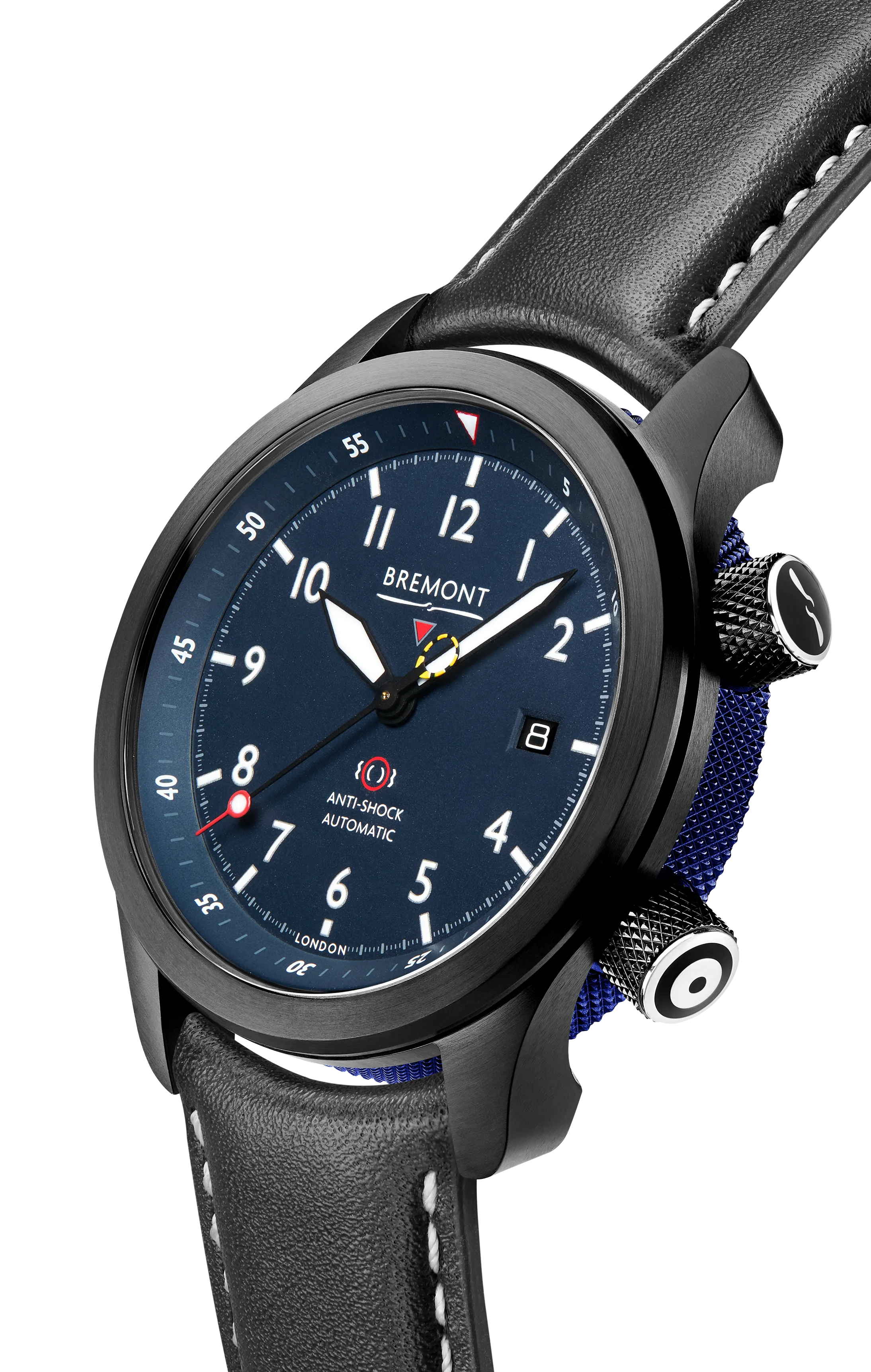 MBII Custom DLC, Blue Dial with Dark Blue Barrel & Closed Case Back