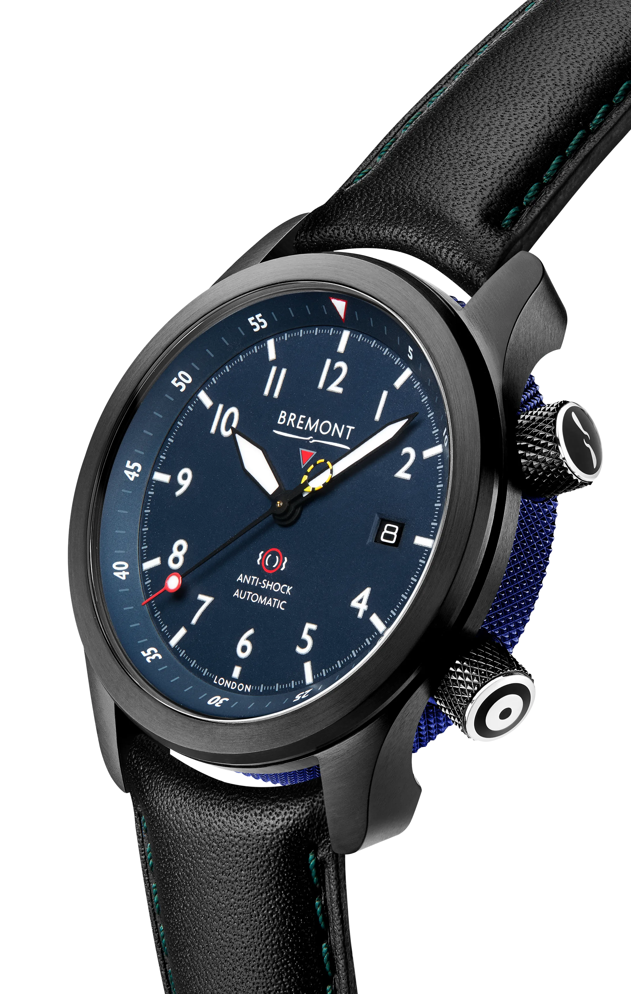 MBII Custom DLC, Blue Dial with Dark Blue Barrel & Closed Case Back