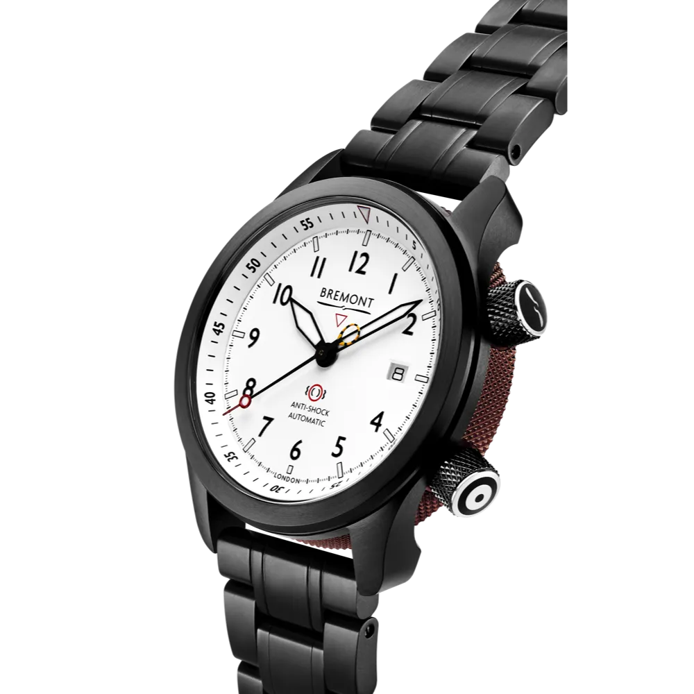 MBII Custom DLC, White Dial with Anthracite Barrel & Closed Case Back